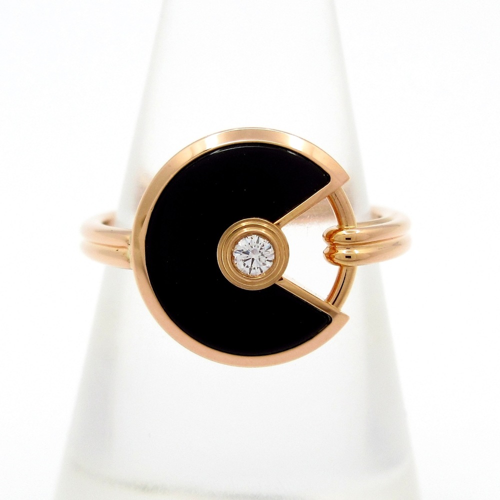 Cartier Amourette de Cartier ring XS Ring CRB4213250 18K Rose Gold Black